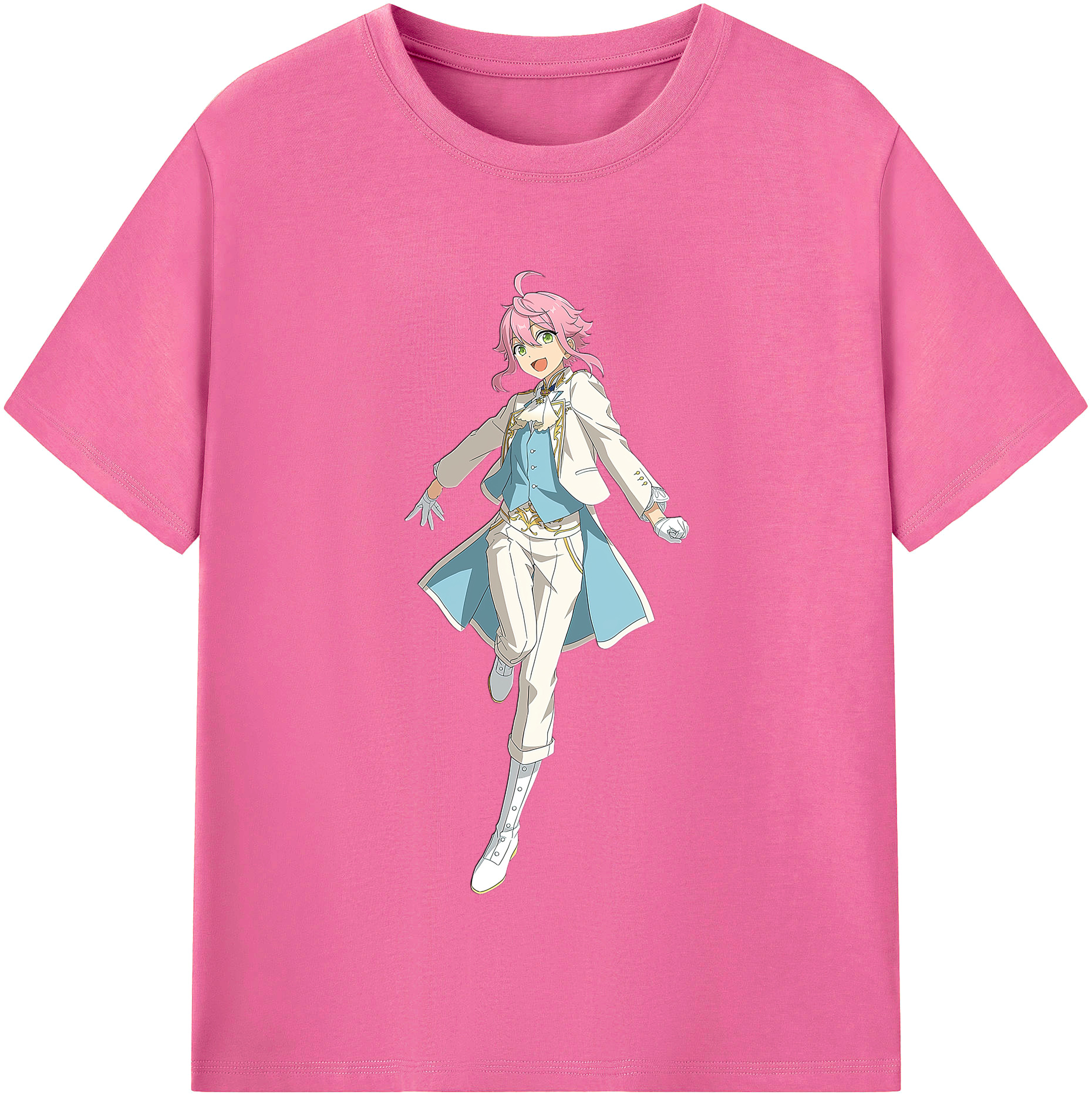 （画像用） あんさんぶるスターズ! Ensemble Stars レディースカジュアルプリントTシャツ（綿100％）